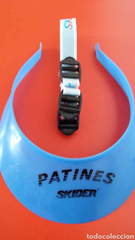 Collezionismo sportivo: JUEGO DE CORREAS PARA PATINES 4 RUEDAS Y VISERA PUBLICIDAD.CODIMEX-RENTER&Iacute;A 90S.NUEVO.