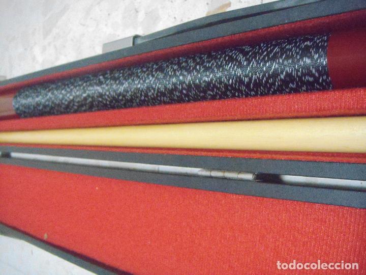 Coleccionismo deportivo: TACO BILLAR DESMONTABLE - EN CAJA PROTECTORA - Foto 3