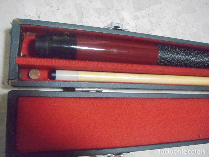 Coleccionismo deportivo: TACO BILLAR DESMONTABLE - EN CAJA PROTECTORA - Foto 4