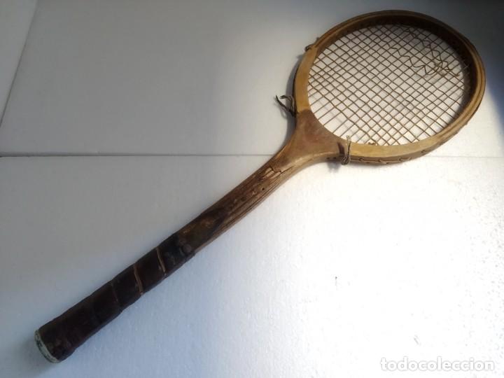 Coleccionismo deportivo: 4 RAQUETAS ANTIGUAS - Foto 10