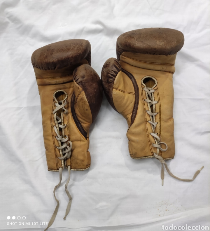 Coleccionismo deportivo: Guantes de boxeo antiguos - Foto 4