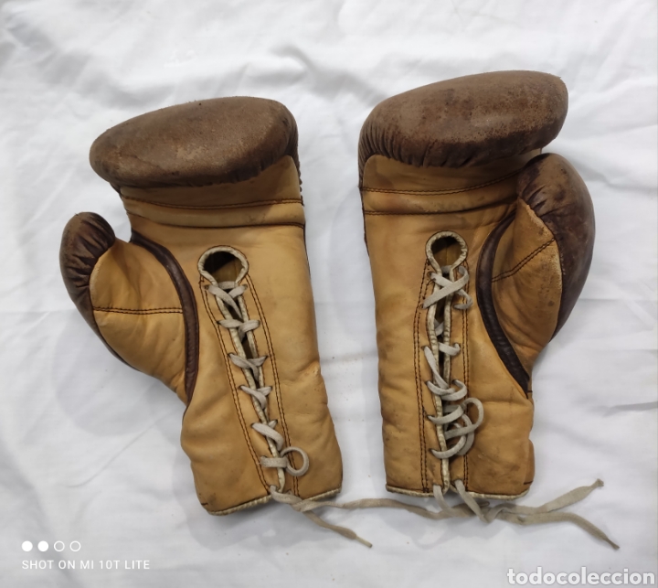 Coleccionismo deportivo: Guantes de boxeo antiguos - Foto 5