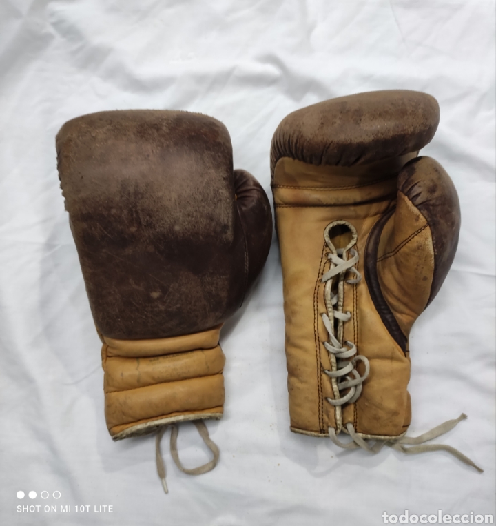 Coleccionismo deportivo: Guantes de boxeo antiguos - Foto 6