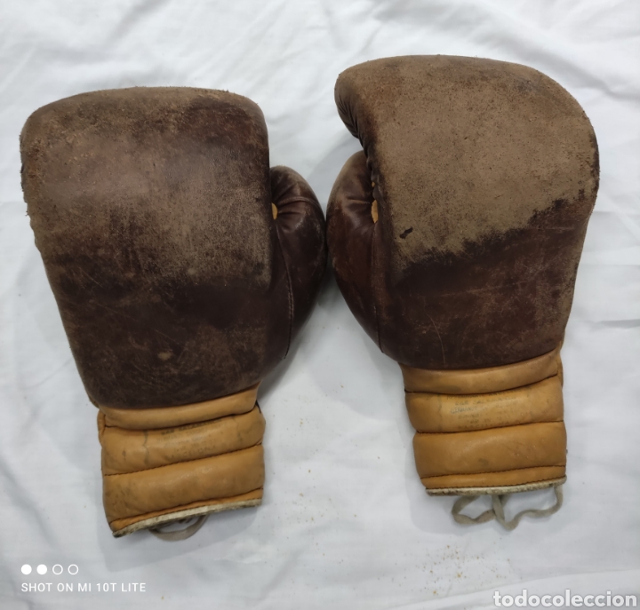 Coleccionismo deportivo: Guantes de boxeo antiguos - Foto 7
