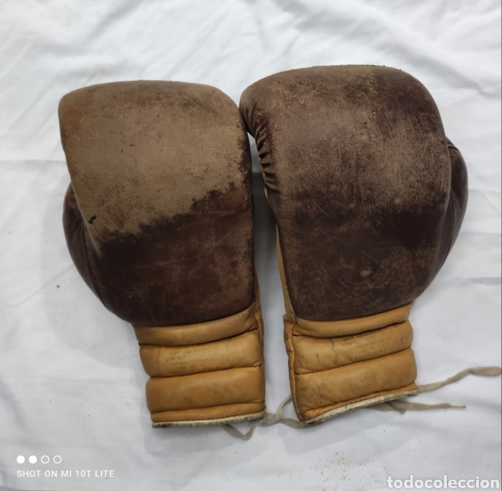 Coleccionismo deportivo: Guantes de boxeo antiguos - Foto 8
