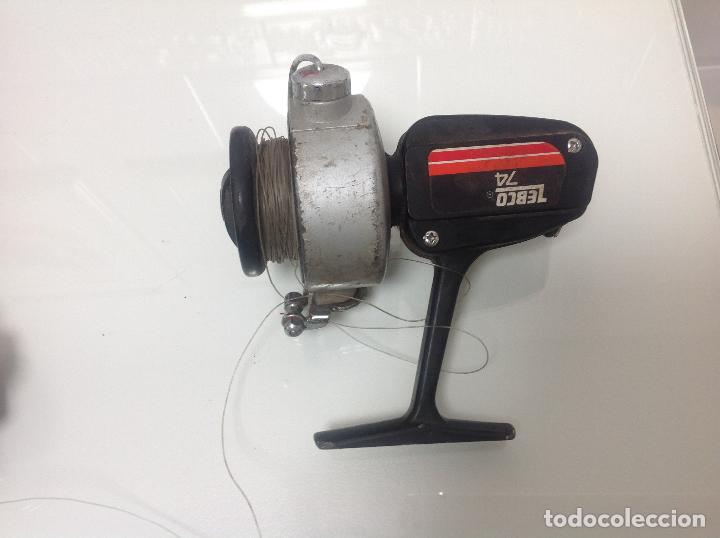 Coleccionismo deportivo: Antiguo carrete de pesca TEBCO 74 - Foto 1