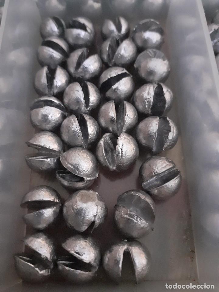 Colecionismo desportivo: Plomos bolitas para pesca de corcheo 2,3,4,7,10 gramos