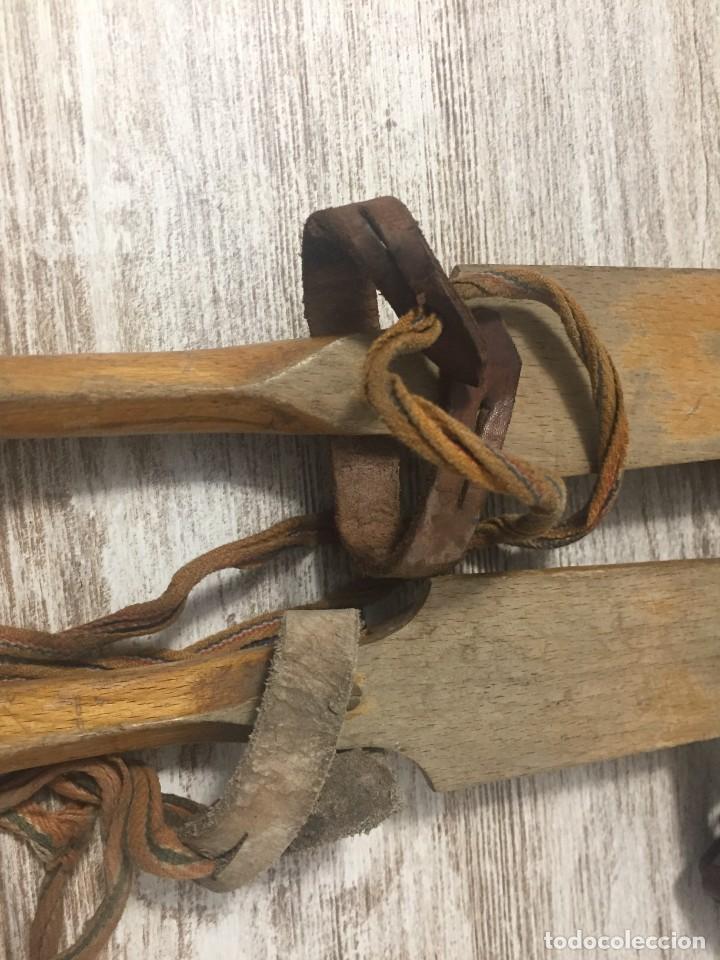 Coleccionismo deportivo: PATINES HIELO MADERA Y HIERRO - Foto 8