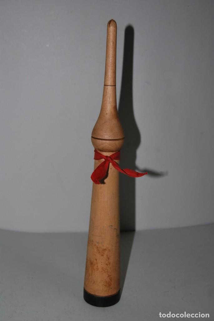 Collezionismo sportivo: EMBOQUE DE MADERA TORNEADA - JUEGO DE BOLOS - BOLO PALMA - CANTABRIA