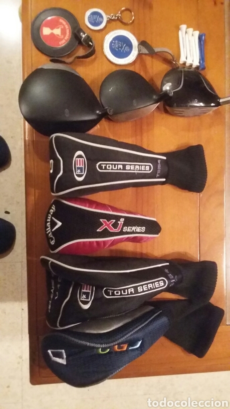 Sammelleidenschaft Sport: Accesorios de golf. Cabezas de palo, fundas, tees y llaveros. Leer descripci&oacute;n