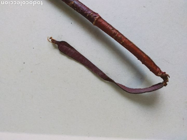 Coleccionismo deportivo: FUSTA DE MADERA Y CUERO - Foto 8