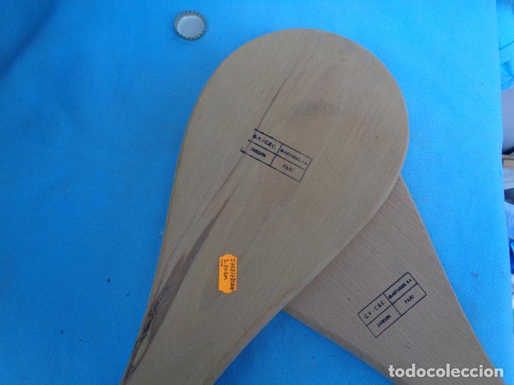 Coleccionismo deportivo: PALAS DE MADERA FRONT&Oacute;N - Foto 4