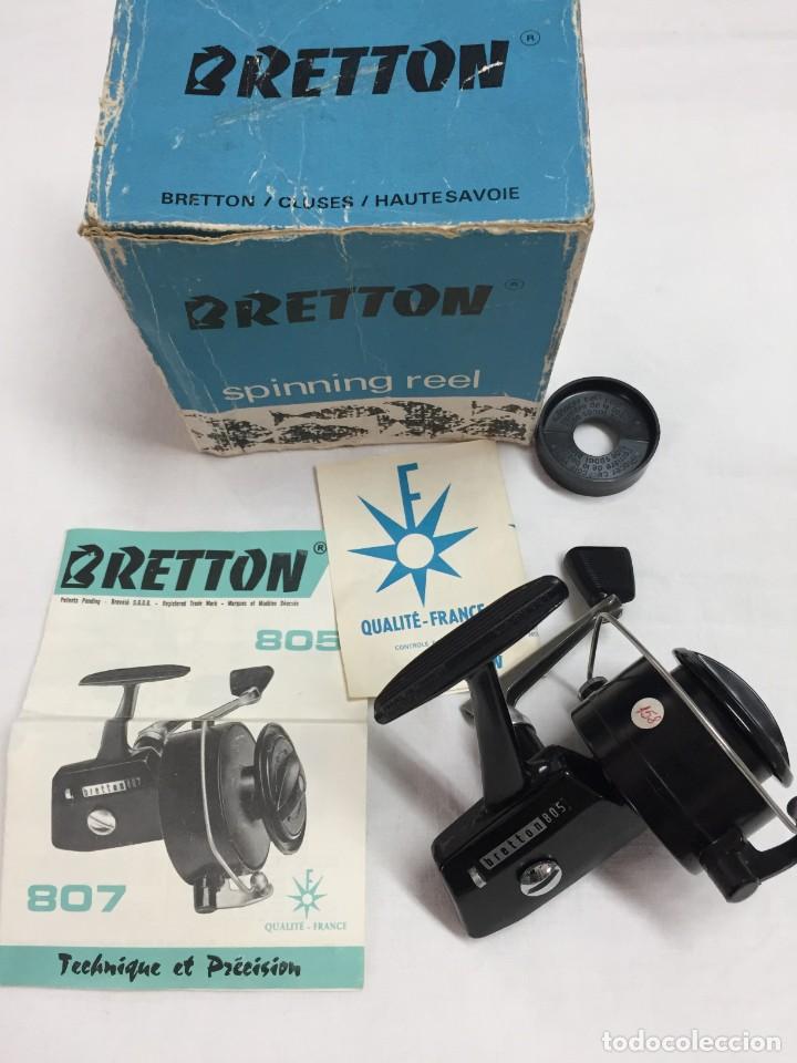 Coleccionismo deportivo: Carrete Bretton 805, de colecci&oacute;n - Foto 1
