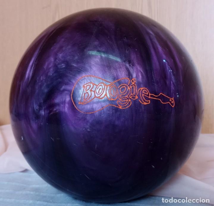 Coleccionismo deportivo: Bola de bolos. AMF - BOOGIE. - Foto 4
