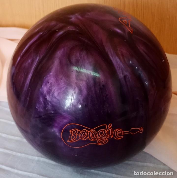 Coleccionismo deportivo: Bola de bolos. AMF - BOOGIE. - Foto 5