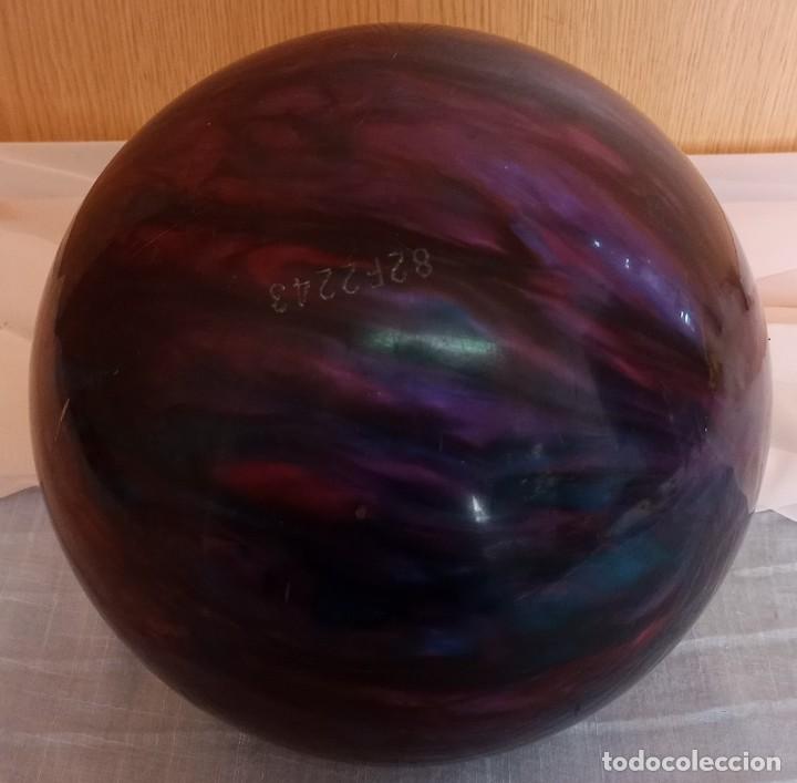 Coleccionismo deportivo: Bola de bolos. EBONITE - MAXIM. - Foto 4
