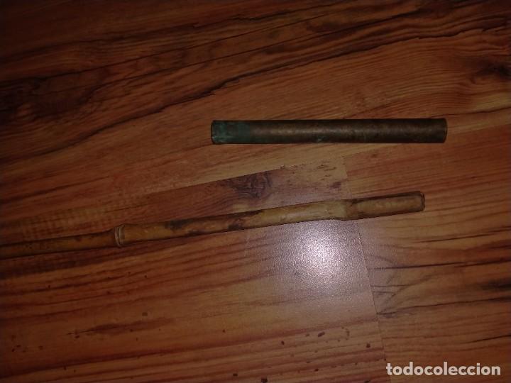 Coleccionismo deportivo: CARRETE SAGARRA EN CA&Ntilde;A ORIGINAL DE BAMBU - Foto 12