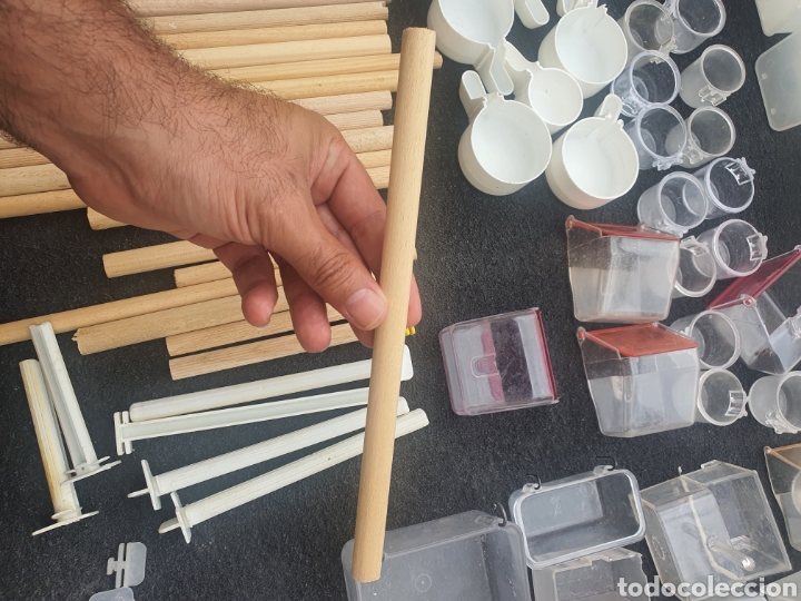 Coleccionismo deportivo: accesorios de jaula de p&aacute;jaros . - Foto 17