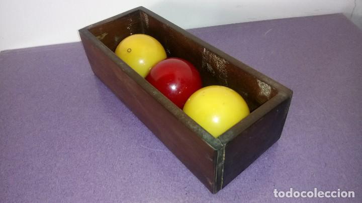 Coleccionismo deportivo: Juego BOLAS de BILLAR. - Foto 1