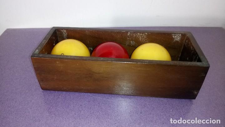 Coleccionismo deportivo: Juego BOLAS de BILLAR. - Foto 2