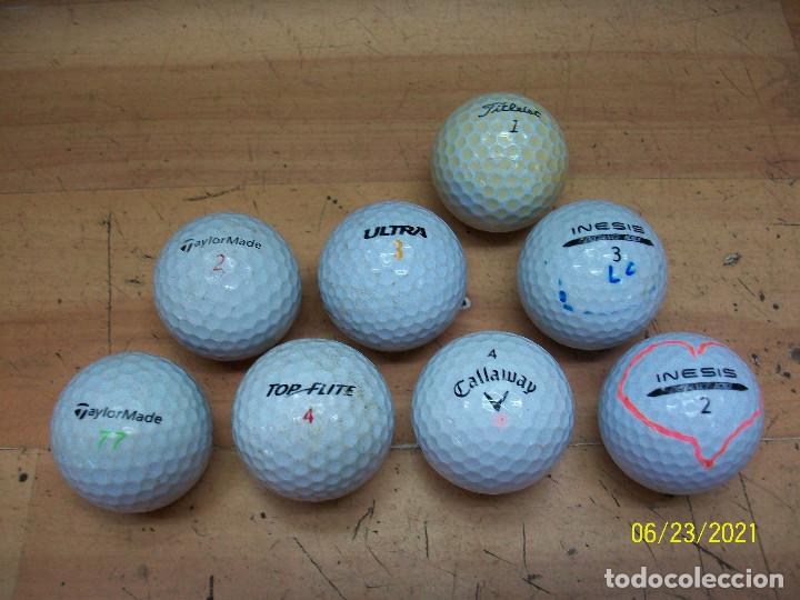 Coleccionismo deportivo: LOTE DE 8 PELOTAS DE GOLF - Foto 1