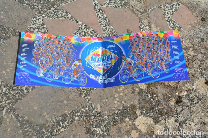 Coleccionismo deportivo: FOTO DEL EQUIPO CICLISTA MAPEI QUICK STEP 2002 - Foto 1