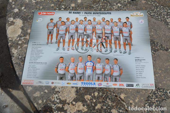 Coleccionismo deportivo: POSTER DEL EQUIPO CICLISTA DE NARDI 2002 - Foto 1