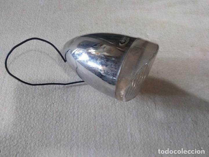 Coleccionismo deportivo: Faro met&aacute;lico bicicleta - Foto 5