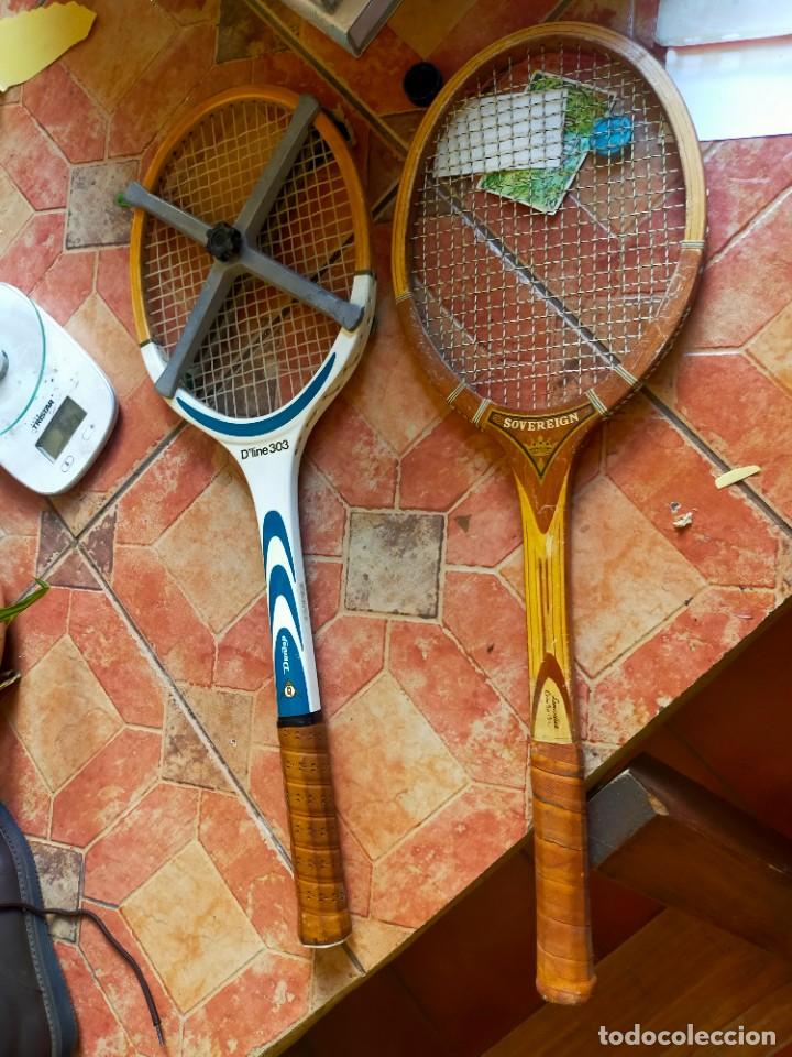 Collezionismo sportivo: Antiguas raquetas Deporte - Tenis - Dunlop Sovereign
