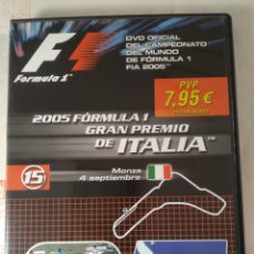 Coleccionismo deportivo: DVD FÓRMULA 1 GRAN PREMIO ITALIA 2005
