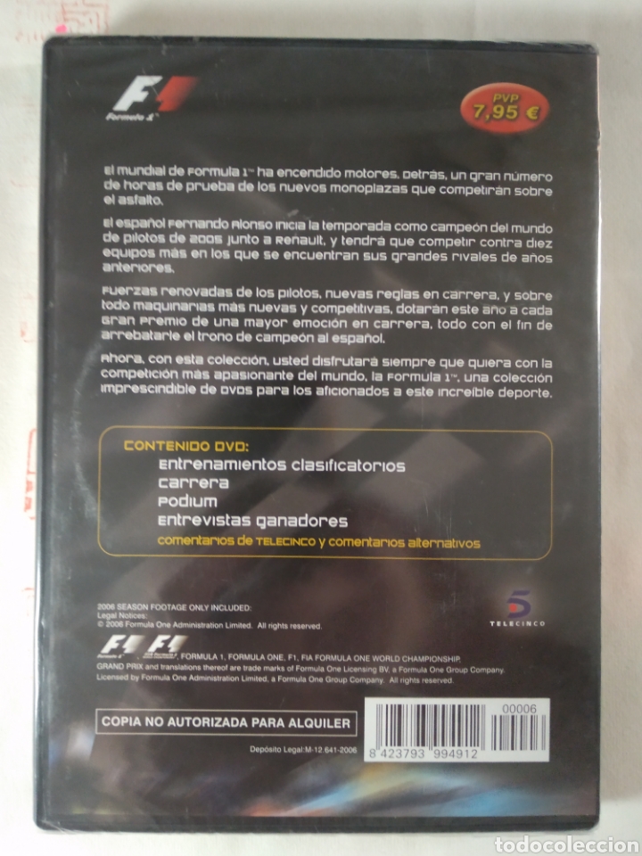 Coleccionismo deportivo: DVD f&oacute;rmula 1 Gran Premio Espa&ntilde;a 2006 - Foto 2