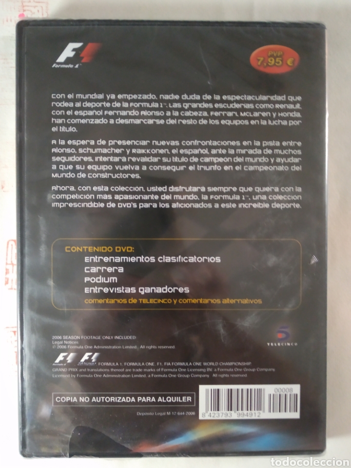Coleccionismo deportivo: DVD f&oacute;rmula 1 Gran Premio Inglaterra 2006 - Foto 2