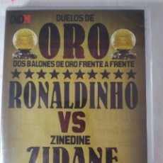 Coleccionismo deportivo: DVD RONALDINHO VS ZIDANE. DUELOS DE ORO. Lote 280447813