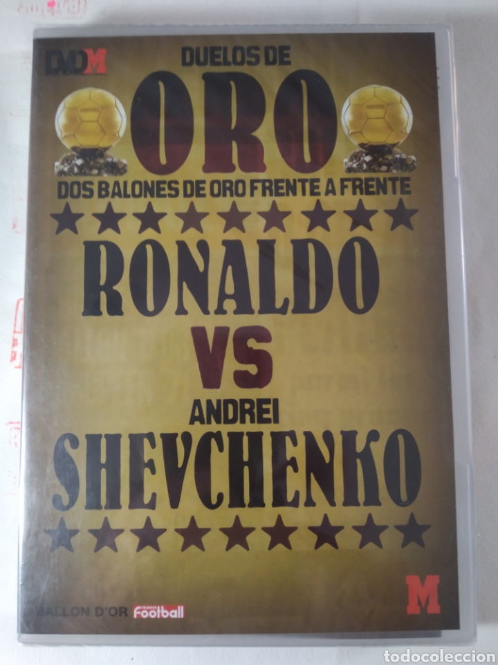 Coleccionismo deportivo: DVD Ronaldo vs Shevchenko. Duelos de oro - Foto 1