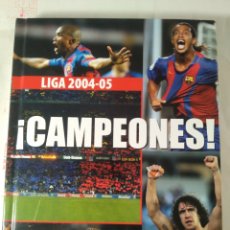Coleccionismo deportivo: DVD+LIBRO BARCELONA CAMPEÓN LIGA 2004 2005. MUNDO DEPORTIVO. Lote 280453758