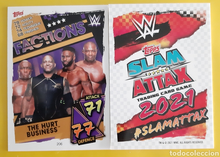 Sammelleidenschaft Sport: TOPPS SLAM ATTAX 2021. N&deg; 206 FACTIONS THE HURT BUSINESS