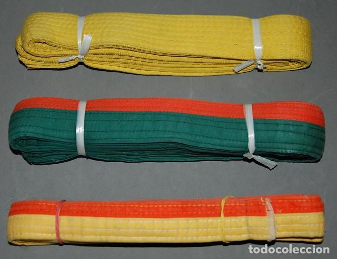 Colecionismo desportivo: 3 CINTURONES ARTES MARCIALES