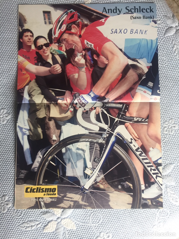 Coleccionismo deportivo: P&oacute;ster Andy Schleck - Foto 1