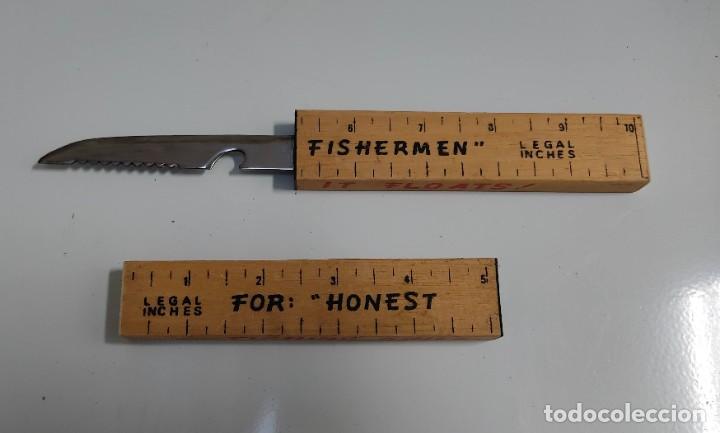 Coleccionismo deportivo: CURIOSO CUCHILLO DE PESCA - Foto 1