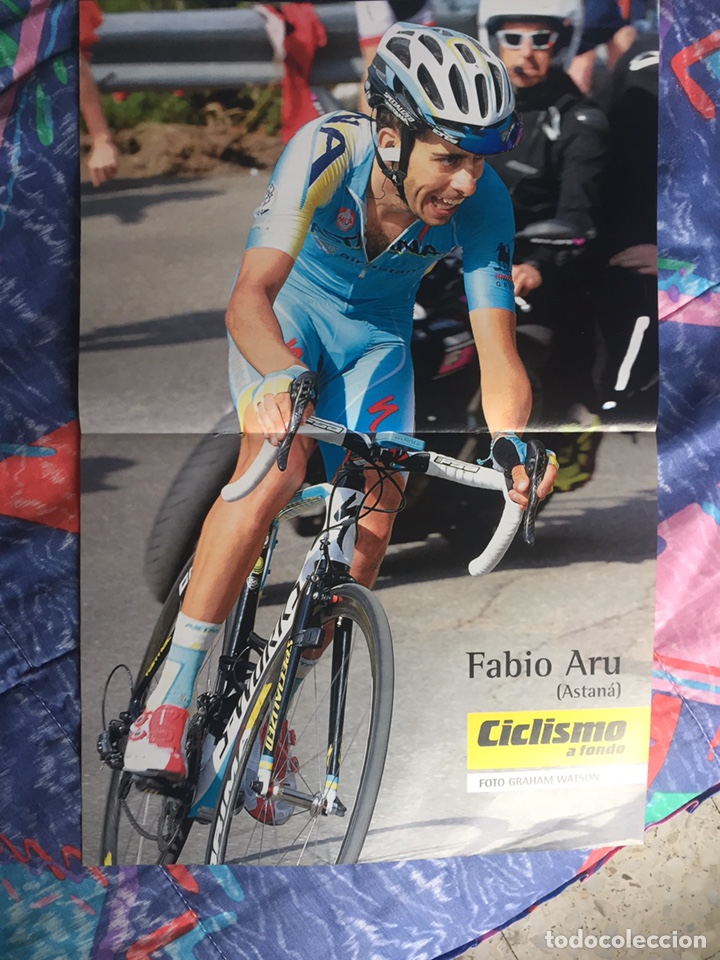 Coleccionismo deportivo: P&oacute;ster Fabio Aru - Foto 1