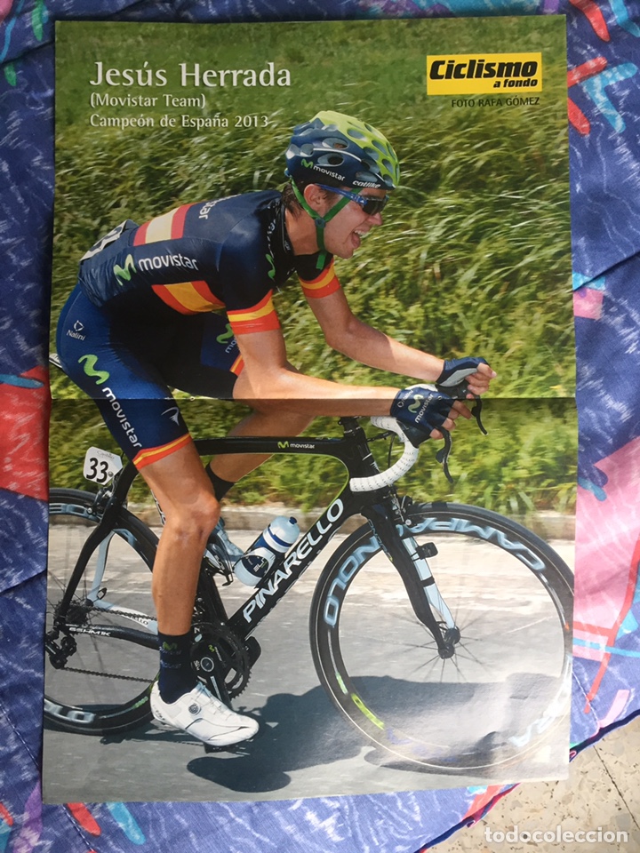 Coleccionismo deportivo: P&oacute;ster de Jes&uacute;s Herrada - Foto 1