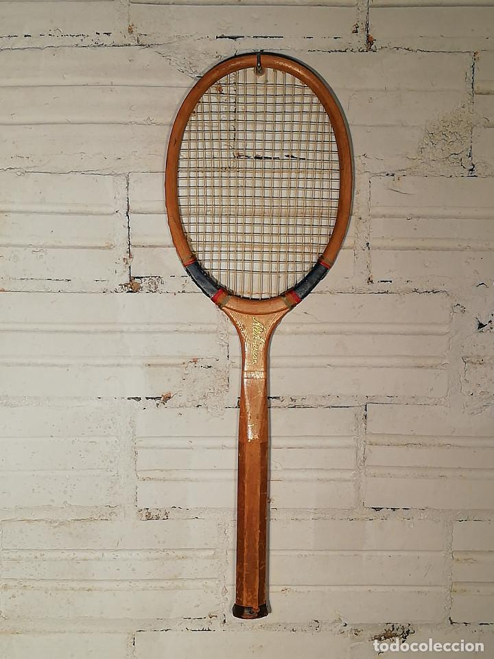 Coleccionismo deportivo: Raqueta de tenis antigua Wright & Ditson - Foto 1
