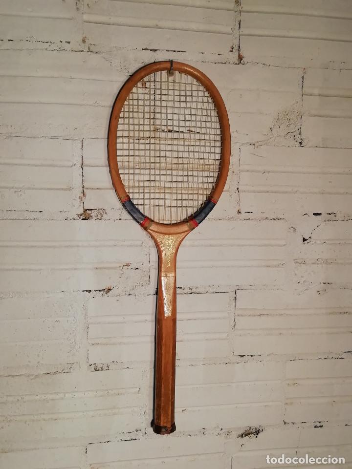 Coleccionismo deportivo: Raqueta de tenis antigua Wright & Ditson - Foto 2