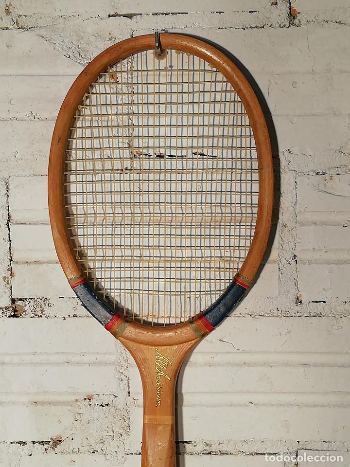 Coleccionismo deportivo: Raqueta de tenis antigua Wright & Ditson - Foto 3