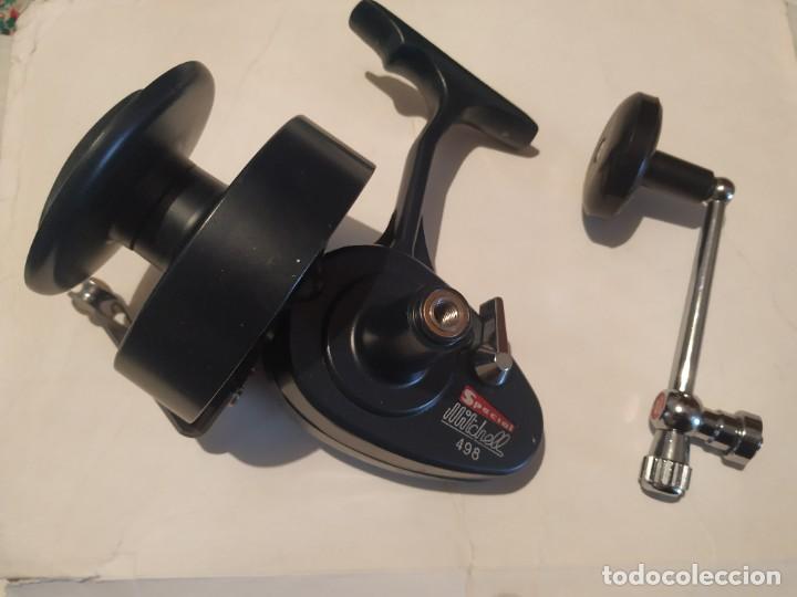 Coleccionismo deportivo: Carrete de pesca Mitchell 498 Special Mer - Foto 3