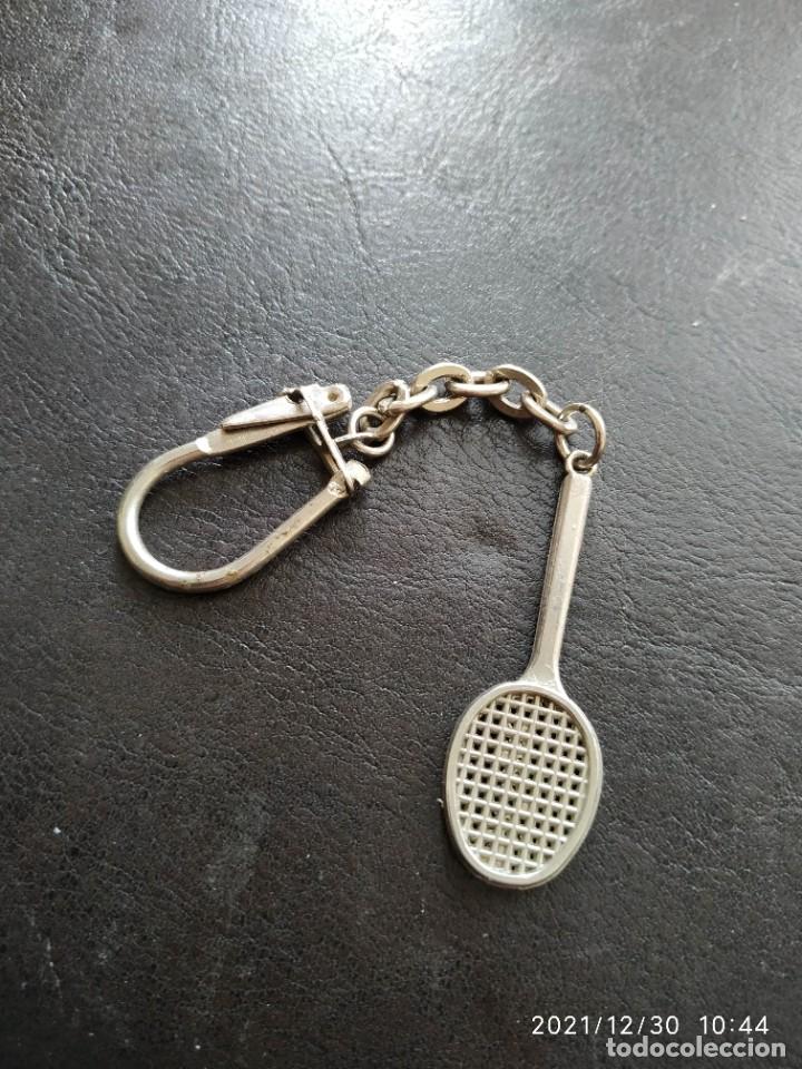 Collectionnisme sportif: Llavero keychain raqueta de tenis