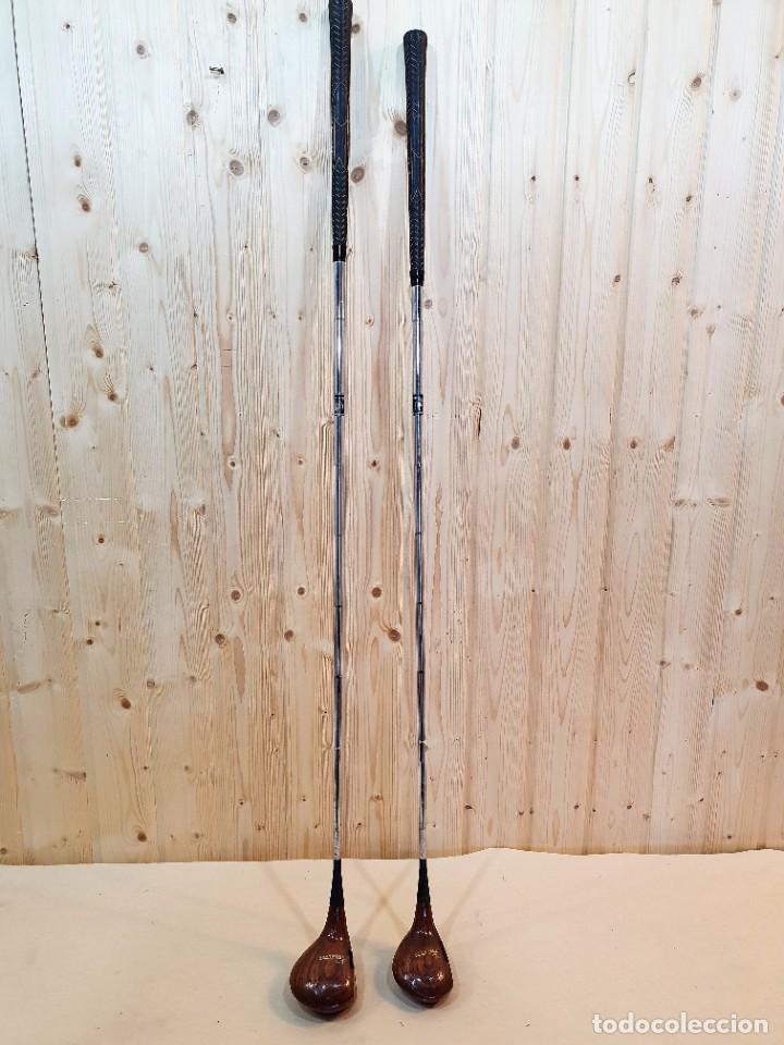 Coleccionismo deportivo: BOLSA CON 9 PALOS DE GOLF - Foto 2