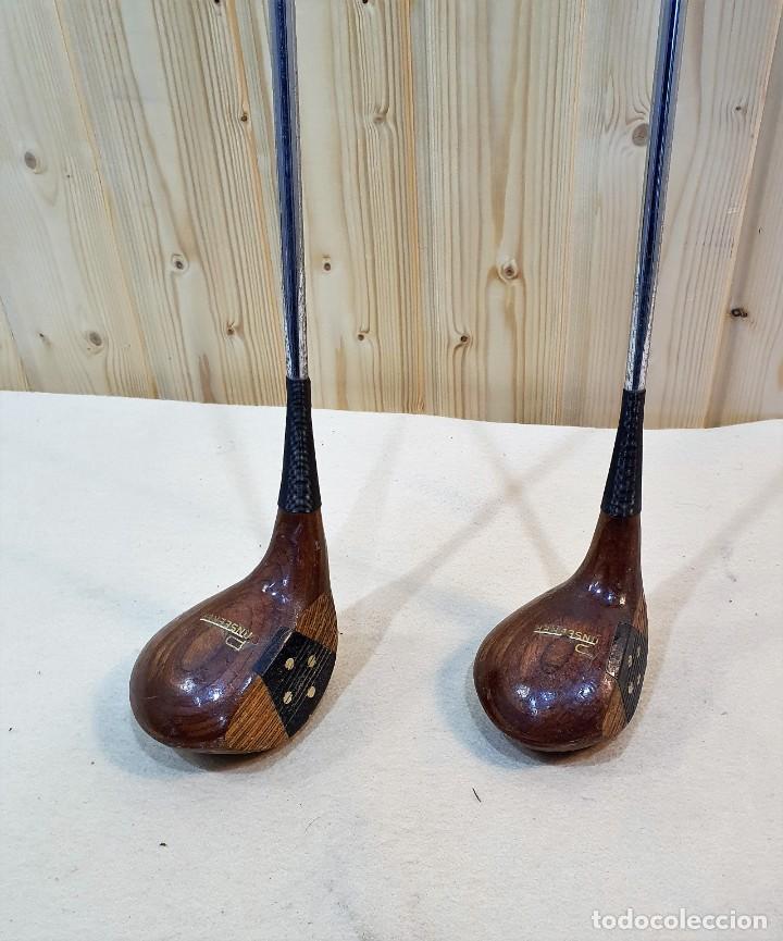 Coleccionismo deportivo: BOLSA CON 9 PALOS DE GOLF - Foto 3