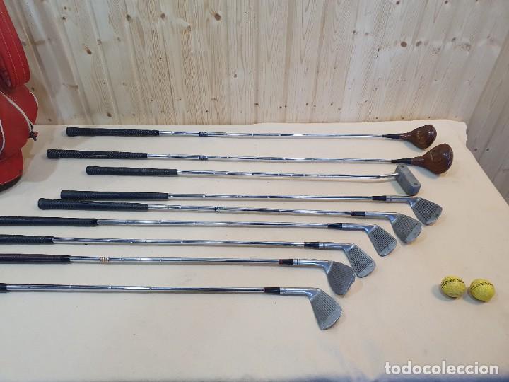 Coleccionismo deportivo: BOLSA CON 9 PALOS DE GOLF - Foto 8