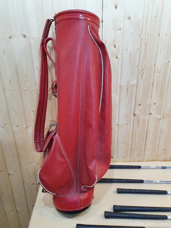 Coleccionismo deportivo: BOLSA CON 9 PALOS DE GOLF - Foto 11